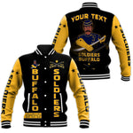Personalized Buffalo Soldiers Baseball Jacket BSMC Club Adore Motorcycle - African Pride