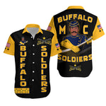 Buffalo Soldiers Hawaiian Shirt BSMC Club Adore Motorcycle - African Pride