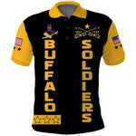 Buffalo Soldiers Polo Shirt BSMC Club Adore Motorcycle - African Pride