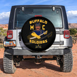 Buffalo Soldiers Spare Tire Cover BSMC Club Adore Motorcycle - African Pride