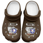 African American Aviators WWII Clogs Shoes Tuskegee Red Tails Airmen Brown Leather Pattern - African Pride
