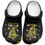 African-American Heroes Clogs Shoes Bison Buffalo Soldiers - Black Grunge Style - African Pride