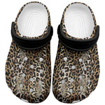 African Leopard Skin Pattern Clogs Shoes - African Pride