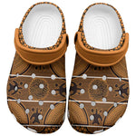 Basotho Blanket Clogs Shoes Lesotho Seanamarena Heritage - Orange - African Pride