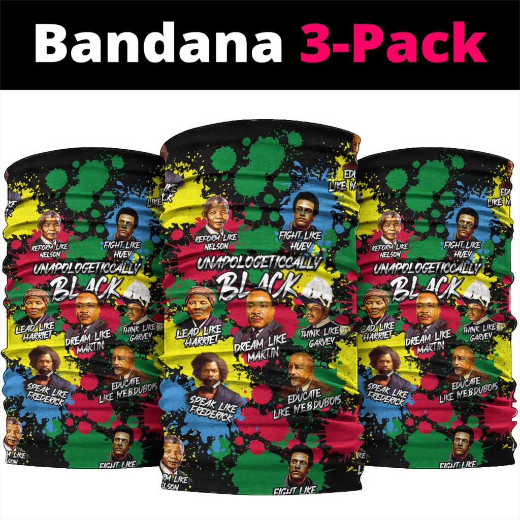 Unapologetically Black Neck Gaiter Civil Rights Leaders DT02