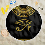 Eyes Of Horus Beach Blanket Egyptian Art