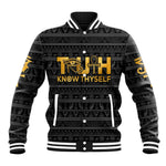 Personalized Truth Know Thyself Baseball Jacket Eye of Horus and Ankh DT02