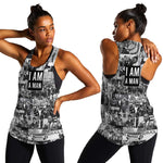 Black Power Women Racerback Tank African American Culture