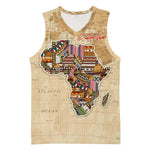 Personalized Africa On World Map Basketball Jersey - African Pride