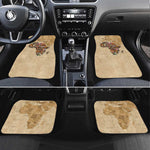Personalized Africa On World Map Car Mats