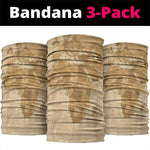 Africa On World Map Neck Gaiter - African Pride