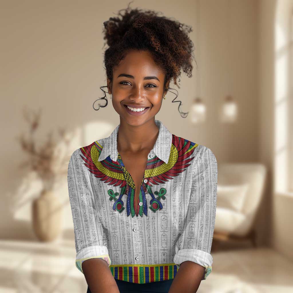 Egyptian Horus Women Casual Shirt Gods of Egypt DT02