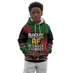 Black AF Professional AF But Will Knuck If You Kid Hoodie African Pride