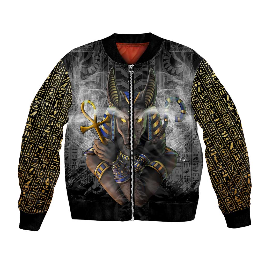 Ancient Egypt Bomber Jacket Anubis Egyptian LT15