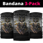 Anubis Neck Gaiter Egypt Pattern Black DT02