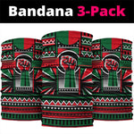 Power Fist And Patterns In Pan African Neck Gaiter DT02