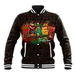 Personalized Power African Baseball Jacket DT02