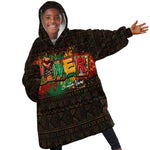 Personalized Power African KId Wearable Blanket Hoodie