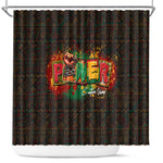 Personalized Power African Shower Curtain