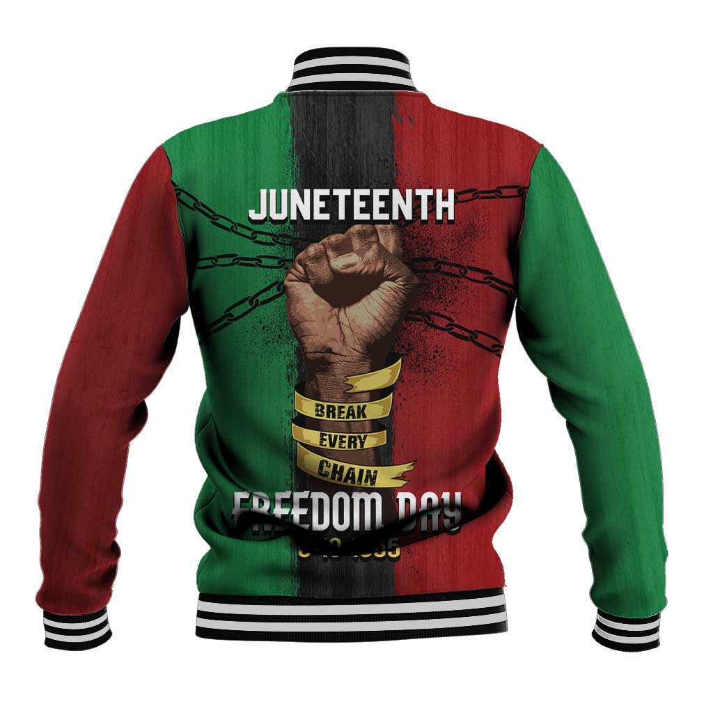 Juneteenth Freedom Day Baseball Jacket Black Pride Month DT02