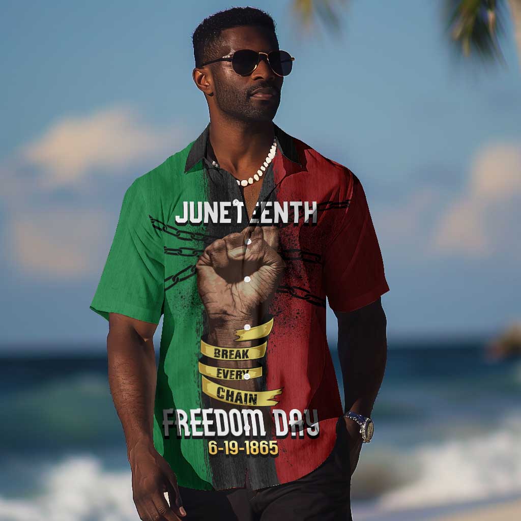 Juneteenth Freedom Day Hawaiian Shirt Black Pride Month