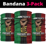 Juneteenth Freedom Day Neck Gaiter Black Pride Month DT02