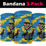 African Art Viva Underground Psychedelic Vintage Style Neck Gaiter DT02