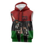Mexico City 1968 African American Sleeveless Hoodie Black Power Salute - African Pride