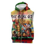 The Real G's Sleeveless Zip Hoodie Civil Rights Leaders - African Pride
