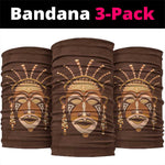 African Women Neck Gaiter Tribal Ethnic Mask DT02