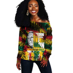Freedom Is Never Given It Is Won Off Shoulder Sweater Asa Philip Randolph