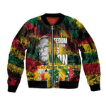 Freedom Is Never Given It Is Won Sleeve Zip Bomber Jacket Asa Philip Randolph