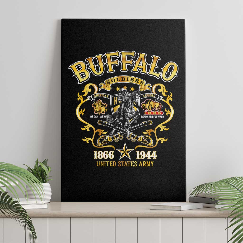 Buffalo Soldiers Canvas Wall Art American American Legend 1866-1944