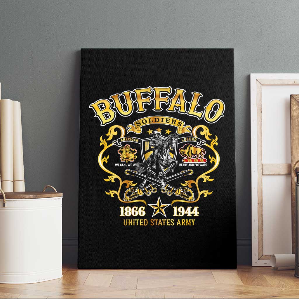 Buffalo Soldiers Canvas Wall Art American American Legend 1866-1944