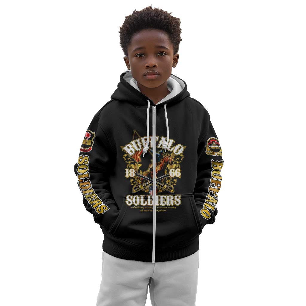Buffalo Soldiers Kid Hoodie American American Legend 1866-1944