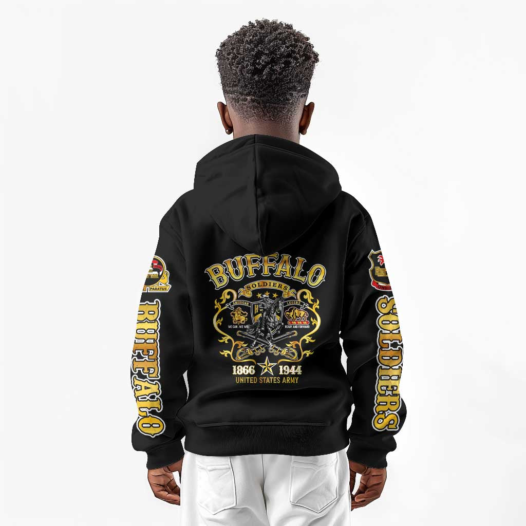 Buffalo Soldiers Kid Hoodie American American Legend 1866-1944