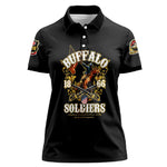 Buffalo Soldiers Women Polo Shirt American American Legend 1866-1944