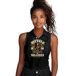 Buffalo Soldiers Women Sleeveless Polo Shirt American American Legend 1866-1944