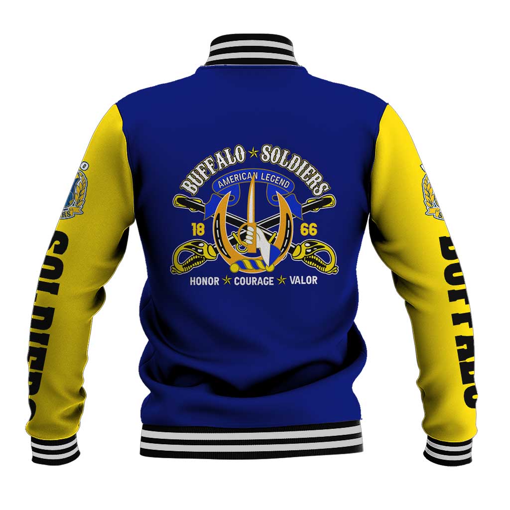 We Can We Will Buffalo Soldiers Baseball Jacket Us Army Ready and Forward