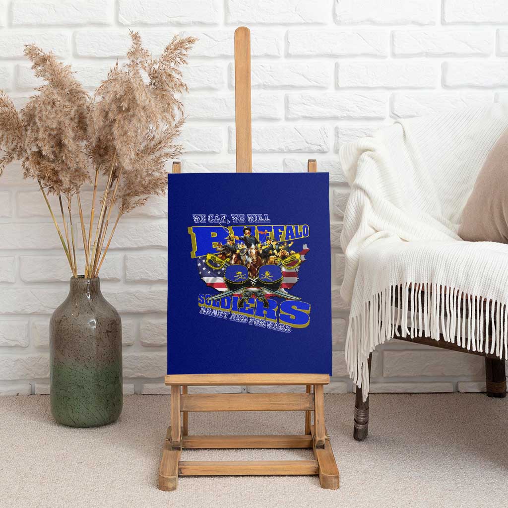 We Can We Will Buffalo Soldiers Canvas Wall Art Us Army Ready and Forward