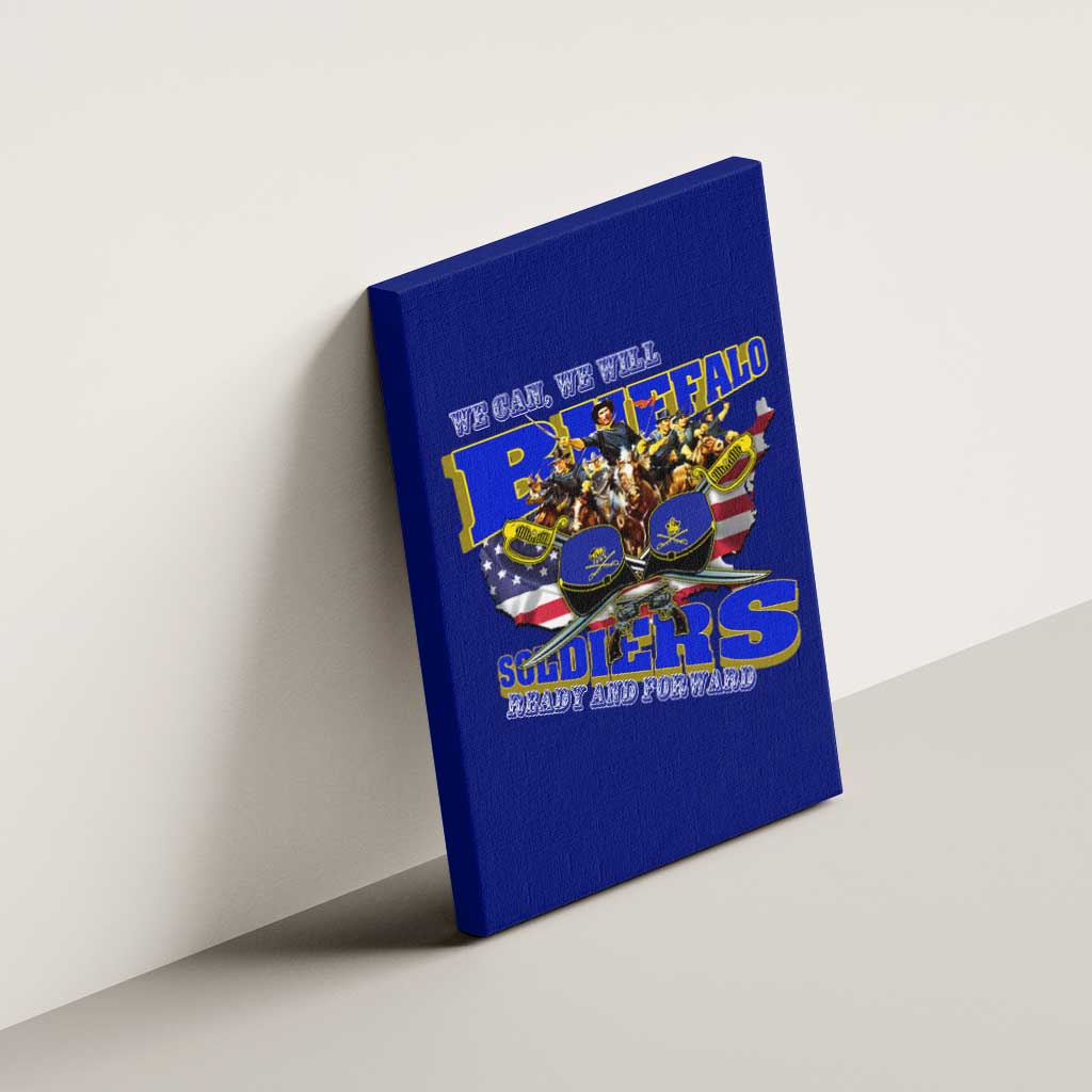 We Can We Will Buffalo Soldiers Canvas Wall Art Us Army Ready and Forward