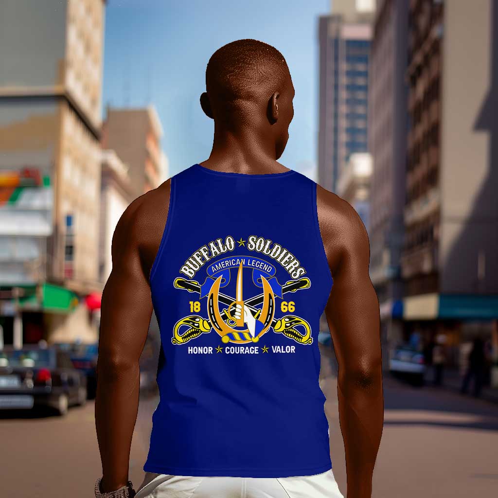 We Can We Will Buffalo Soldiers Men Tank Top Us Army Ready and Forward
