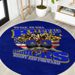 We Can We Will Buffalo Soldiers Round Carpet Us Army Ready and Forward