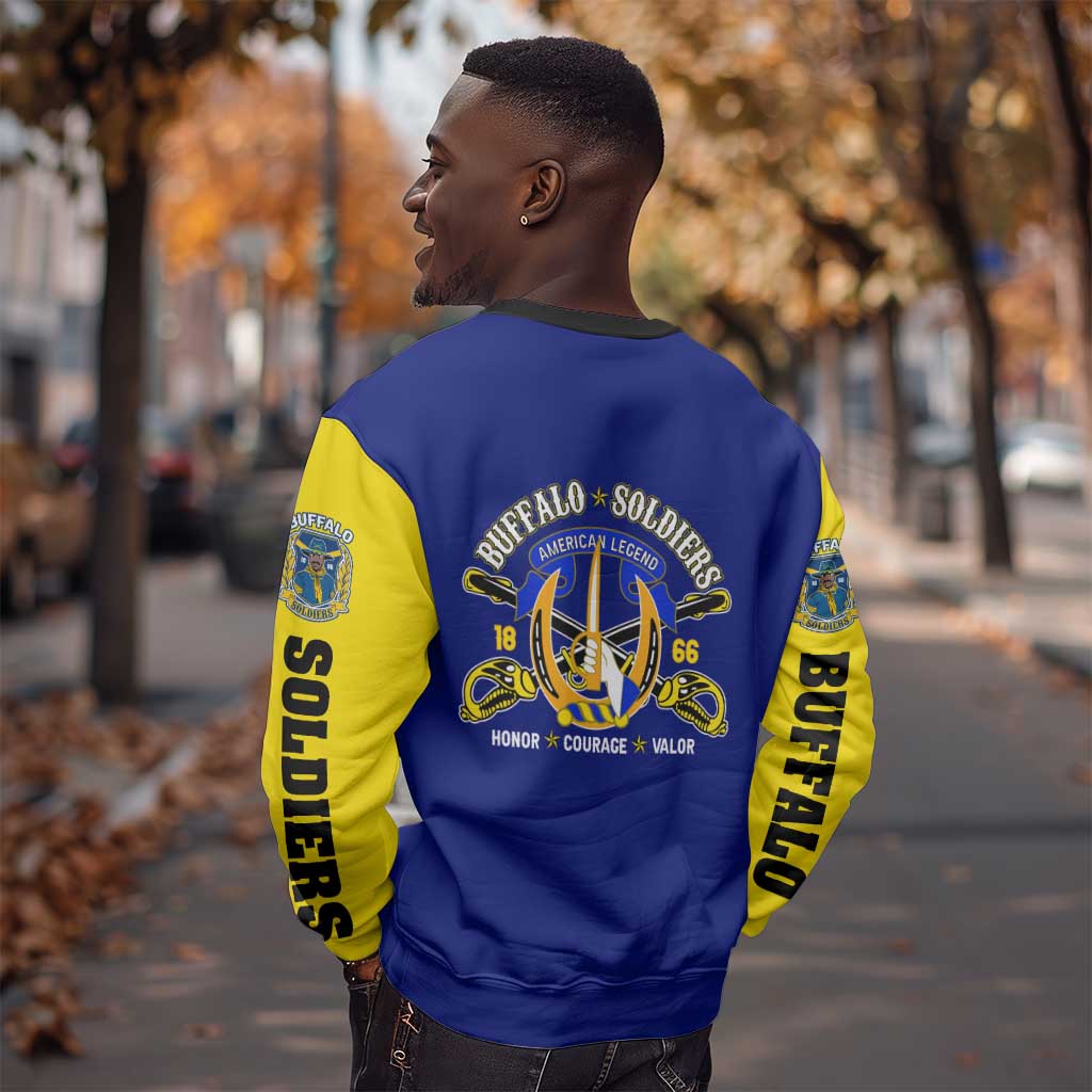 We Can We Will Buffalo Soldiers Sweatshirt Us Army Ready and Forward