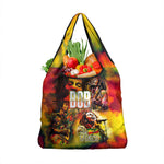 The Legend of Reggae One Love Grocery Bag Bob Colorful Art