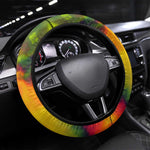 The Legend of Reggae One Love Steering Wheel Cover Bob Colorful Art