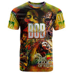 The Legend of Reggae One Love T shirt Bob Colorful Art