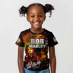 Bob King Of Reggae Rastafari Lion Kid T shirt You Never Know How Strong You Are