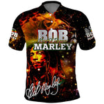 Bob King Of Reggae Rastafari Lion Polo Shirt You Never Know How Strong You Are