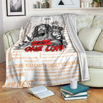 Afro King of Reggae Legend Bob Blanket Rastafari Lion Cannabis Typography Style